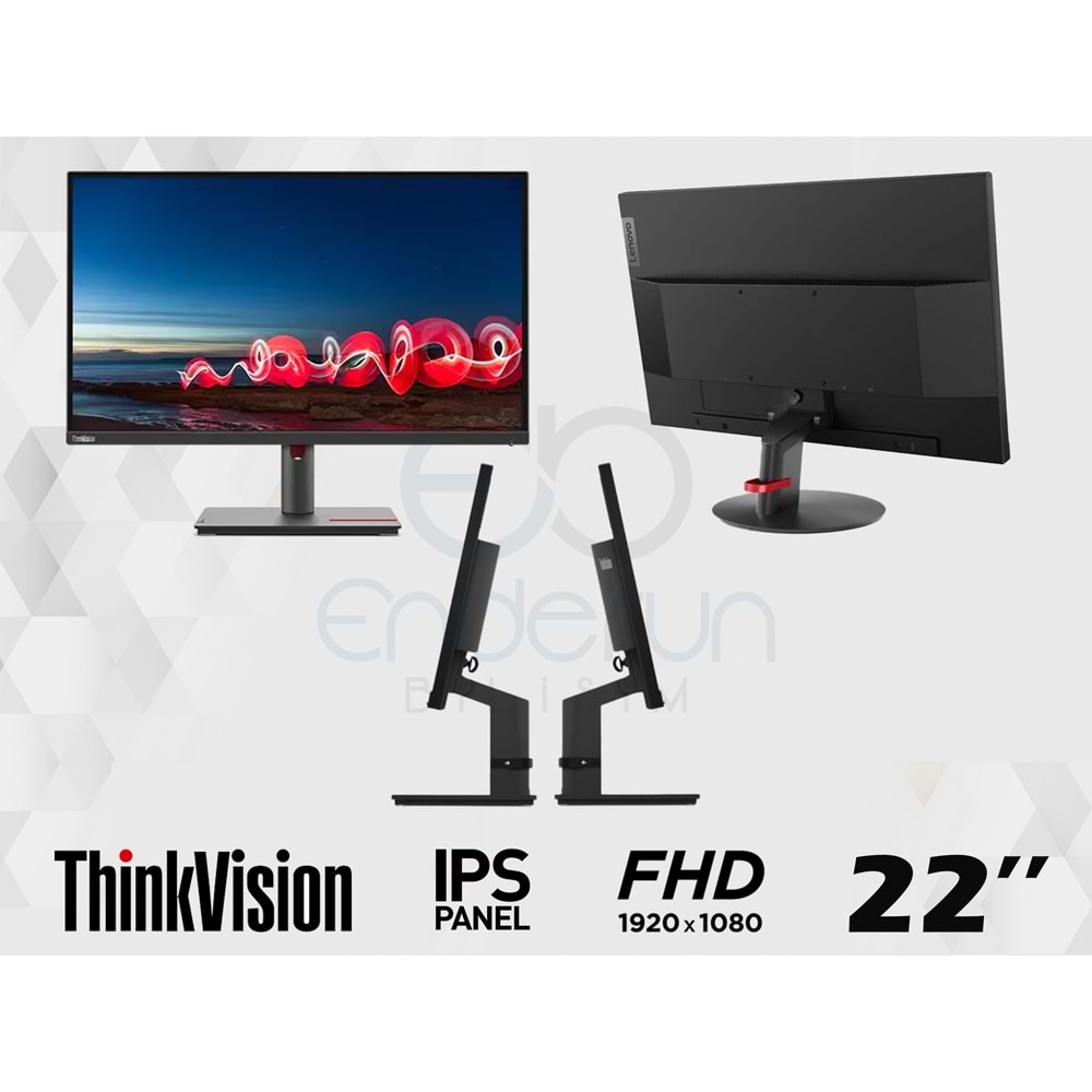 LENOVO THİNKVİSİON S22İ-30 21.5'' FHD IPS HDMI VGA 75HZ MONİTÖR