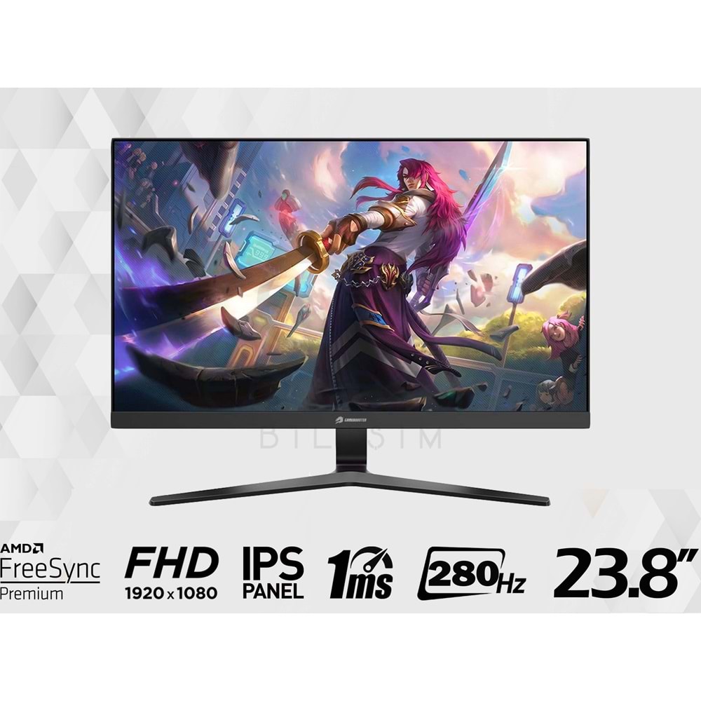 GameBooster GB-2428FF 23.8'' 280Hz 1ms SS IPS OYUNCU MONİTÖRÜ