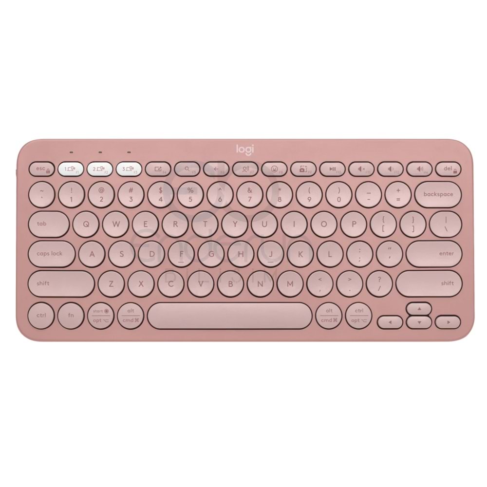 Logitech Pebble Keys 2 K380s Multi-Device Bluetooth Klavye - Pembe