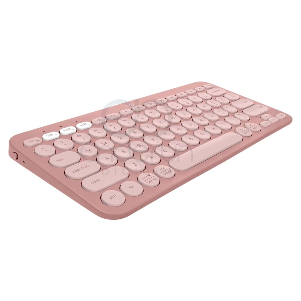 Logitech Pebble Keys 2 K380s Multi-Device Bluetooth Klavye - Pembe