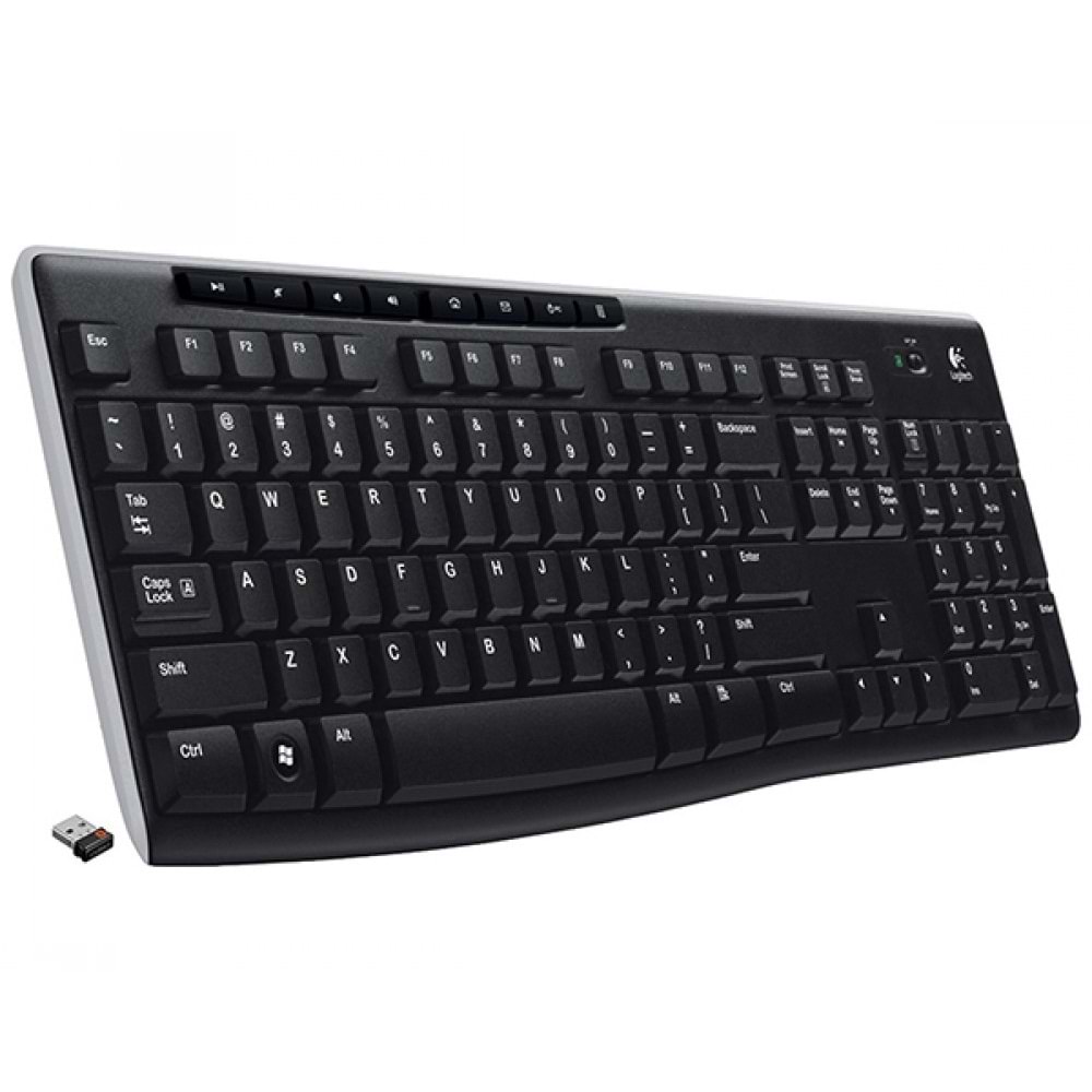 LOGITECH K270 Q TR KABLOSUZ USB SİYAH Q KLAVYE