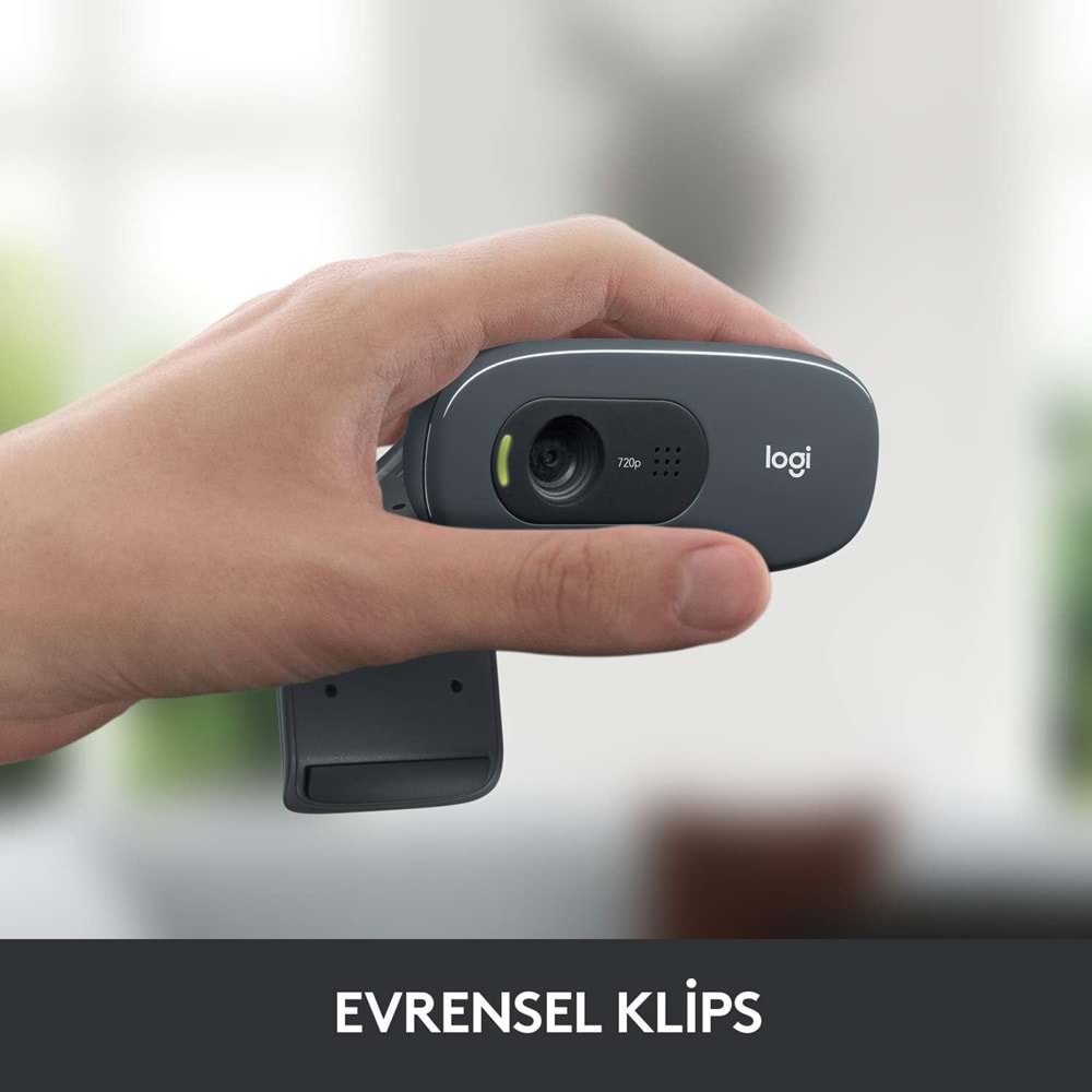 LOGITECH C270 HD 720p Mikrofonlu Web Kamerası