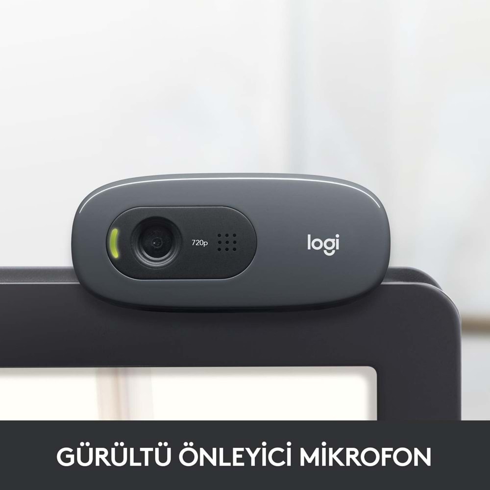 LOGITECH C270 HD 720p Mikrofonlu Web Kamerası