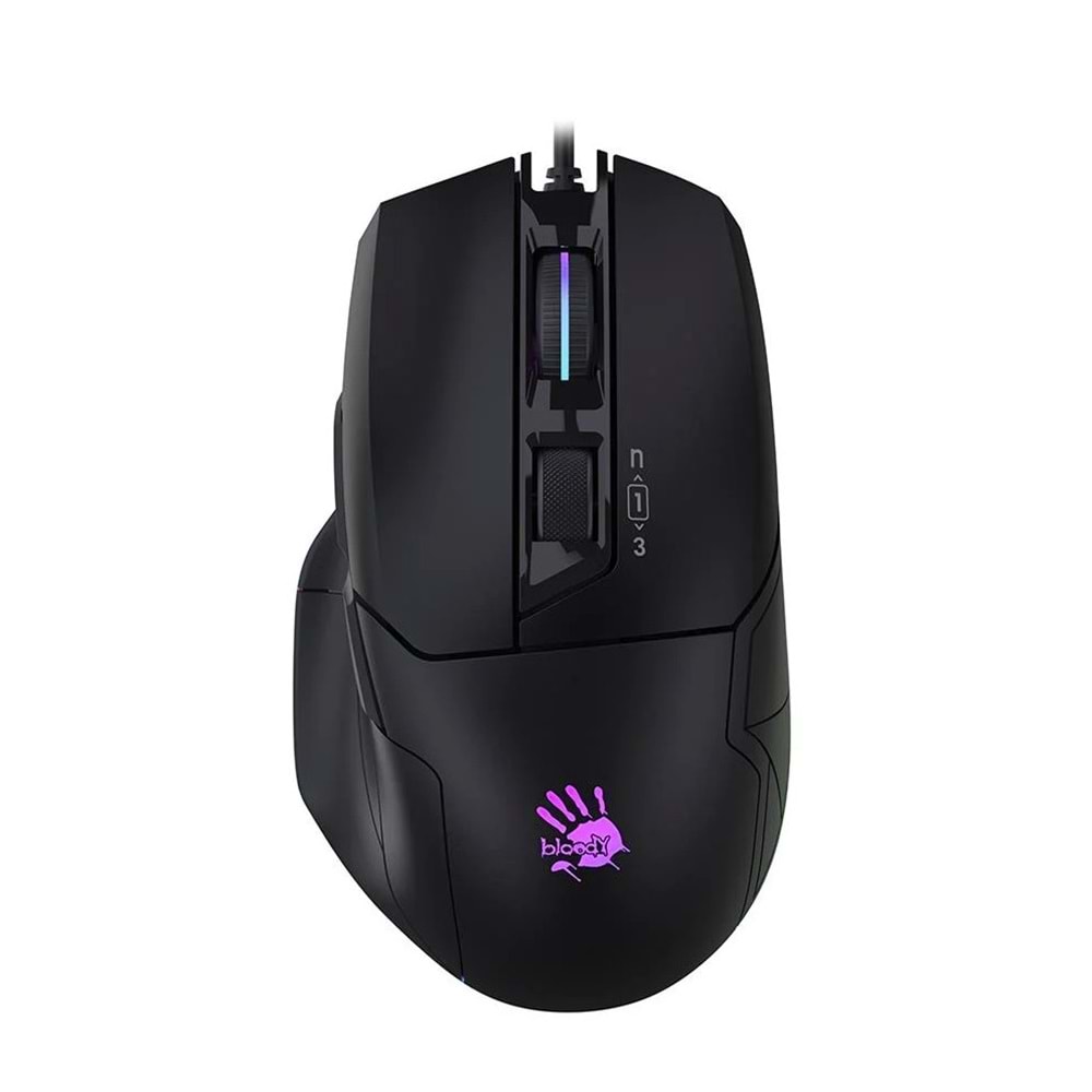 A4TECH BLOODY W70 MAX STONE BLACK OPTİK RGB GAMING MOUSE