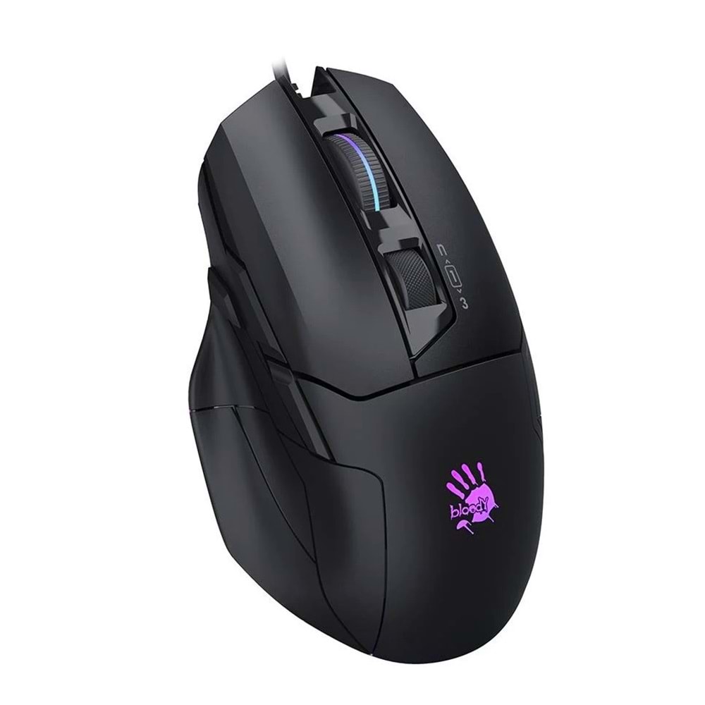 A4TECH BLOODY W70 MAX STONE BLACK OPTİK RGB GAMING MOUSE