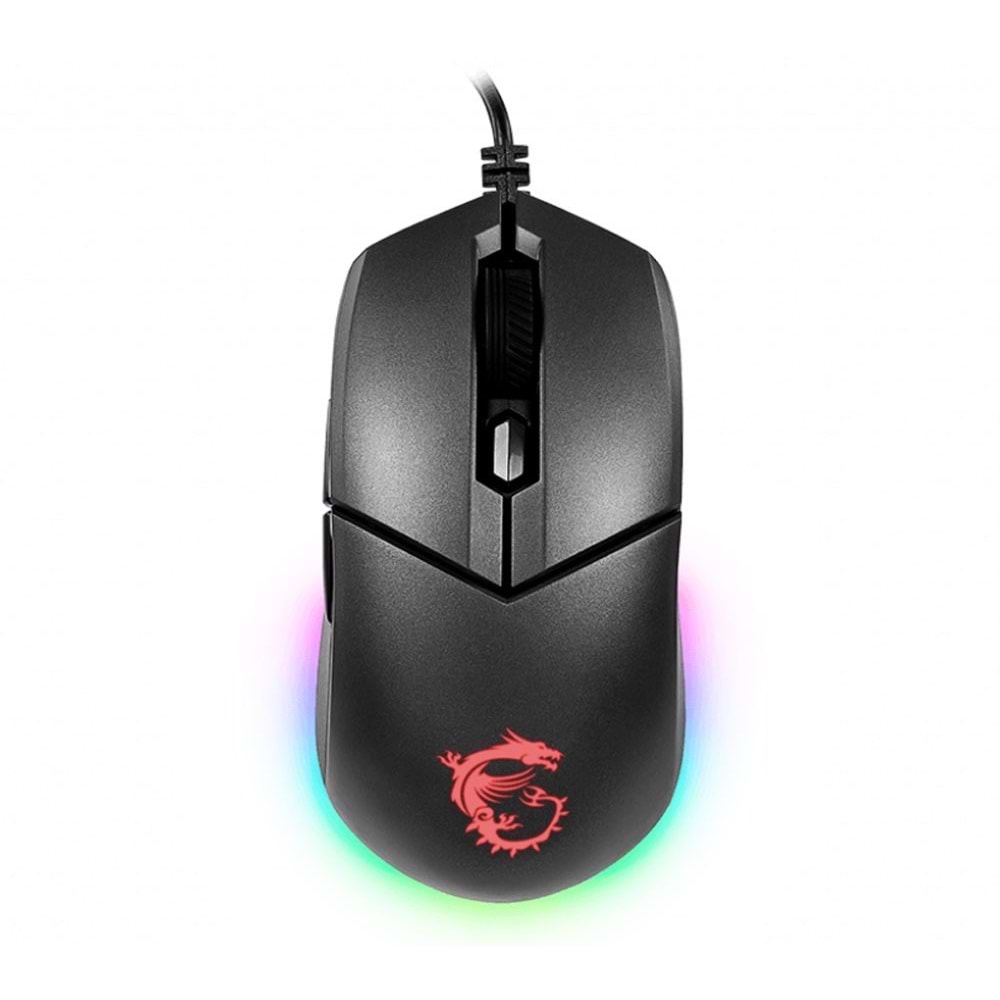 MSI Clutch GM11 Gaming Mouse – RGB Aydınlatma, OMRON Switch, 10M Tıklama Ömrü