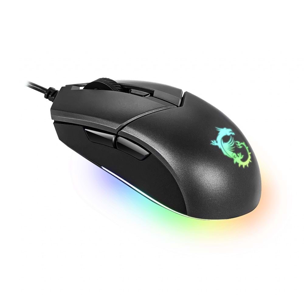 MSI Clutch GM11 Gaming Mouse – RGB Aydınlatma, OMRON Switch, 10M Tıklama Ömrü