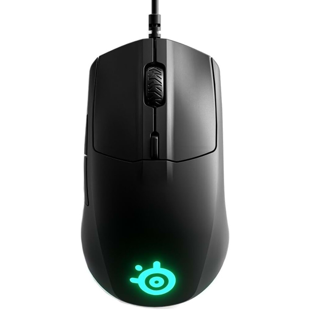 SteelSeries Rival 3 RGB Kablolu Oyuncu Mouse – 8.500 CPI, TrueMove Core Sensör, 60M Tıklama Ömrü