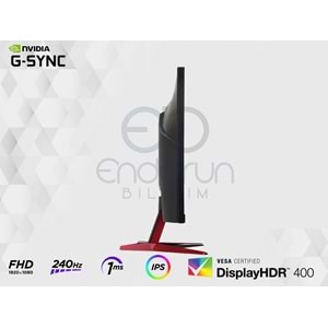 Acer VG272X 27'' 240Hz 1ms (HDMI+Display) FHD IPS LED Monitör