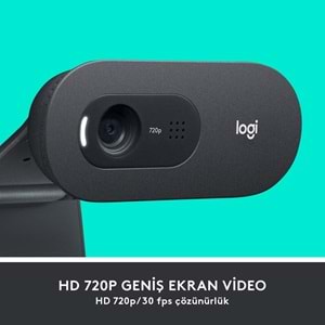 Logitech C505 HD Uzun Mesafeli Mikrofonlu Web Kamerası