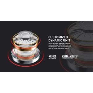 Havit Gamenote Fuxi-H3 Gaming Oyuncu Mikrofonlu Kulaklığı 7.1-4 Modlu (BT, 2.4Ghz, Type-C, 3.5mm)
