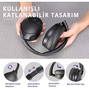 Tronsmart Apollo Q10 ANC/Ambient Modlu KulakÜstü Kablosuz Kulaklık