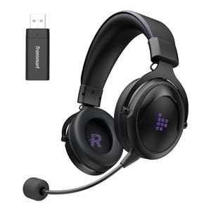 Tronsmart Shadow RGB Kablosuz Gaming Kulaklık – Düşük Gecikme, Çıkarılabilir Mikrofon