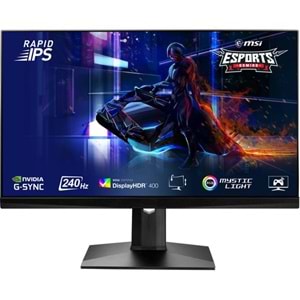 MSI Optix MAG251RX 24.5'' 240Hz 1MS(MPRT) G-Sync OYUNCU MONİTÖR