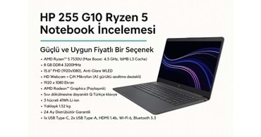 HP 255 G10 Ryzen 5 Notebook | Enderun Bilişim