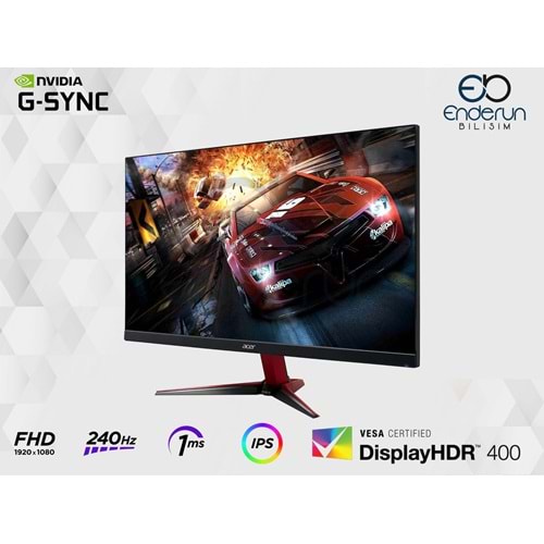 Acer VG272X 27'' 240Hz 1ms (HDMI+Display) FHD IPS LED Monitör