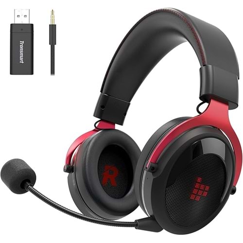 Tronsmart Shadow RGB Kablosuz Gaming Kulaklık – Düşük Gecikme, Çıkarılabilir Mikrofon