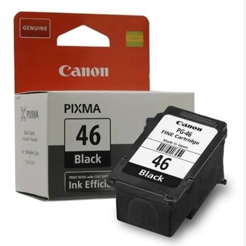 Canon PG-46 Siyah Mürekkep Kartuş