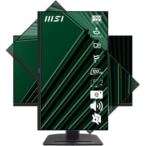 MSI 27 PRO MP275PG Kurumsal Monitör FHD 16:9 Flat IPS 100HZ 1ms Adaptive-Sync