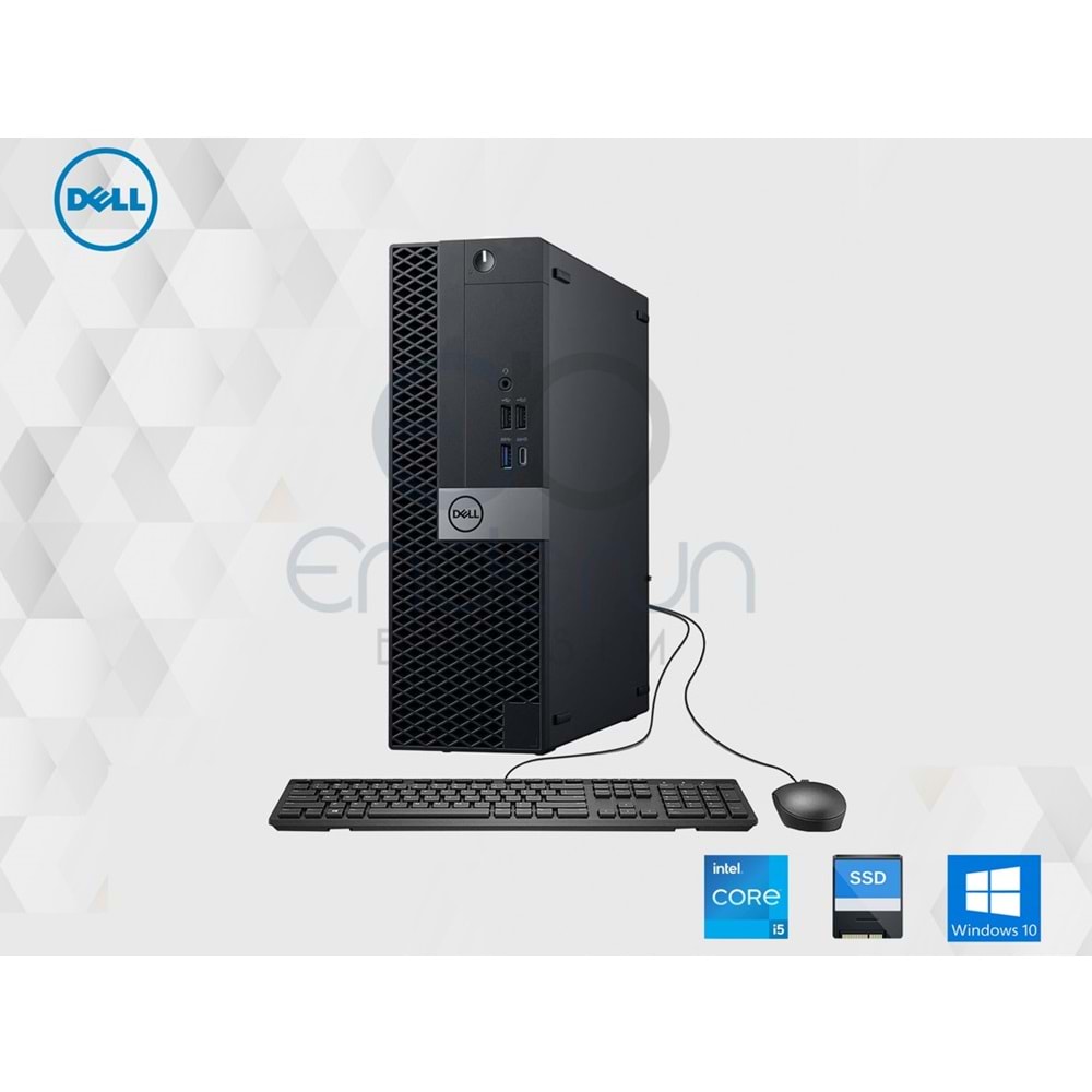 DELL OPTİPLEX 7050 SFF İ5 7500 / 8GB RAM / 256GB SSD / WİN10 PRO