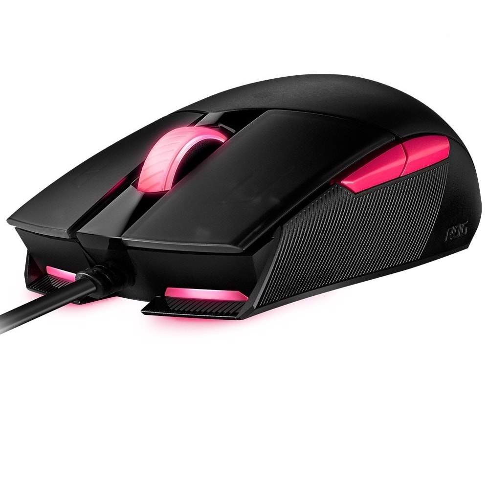 ASUS ROG Strix Impact II Electro Punk – Çift Elle Kullanıma Uygun, Aura Sync RGB Aydınlatmalı Gaming Mouse