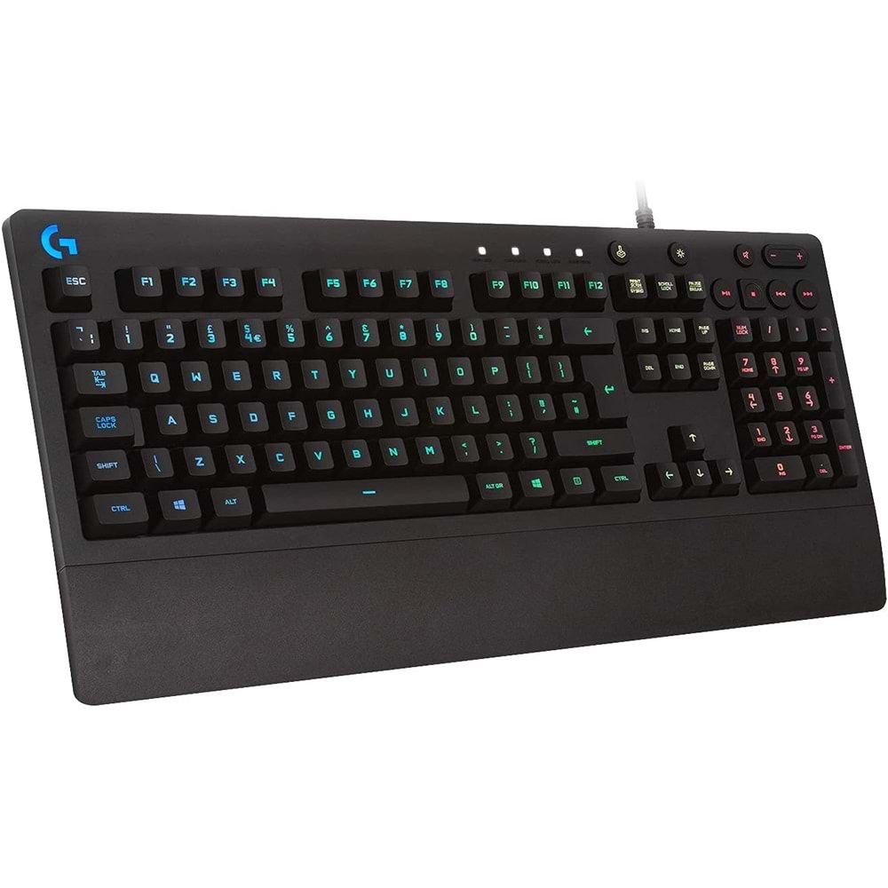 Logitech G213 Prodigy RGB Kablolu Oyuncu Klavyesi – Mech-Dome Tuşlar, 5 Bölge RGB Aydınlatma