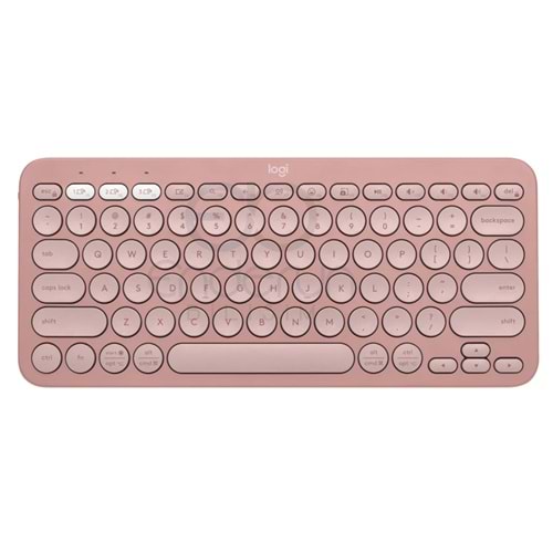 ogitech Pebble Keys 2 K380s Multi-Device Bluetooth Klavye - Pembe