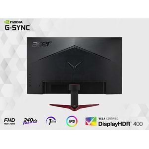 Acer VG272X 27'' 240Hz 1ms (HDMI+Display) FHD IPS LED Monitör