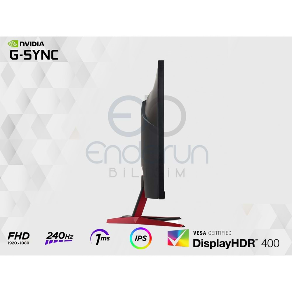 Acer VG272X 27'' 240Hz 1ms (HDMI+Display) FHD IPS LED Monitör